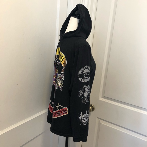 Guns n rises long Sleeve tee hoodie size medium - Picture 3 of 7